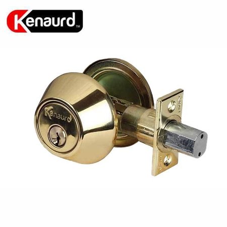 KENAURD Kenaurd:Sgl. Dead bolt Gold - SC1 KDB01-PB-SC1